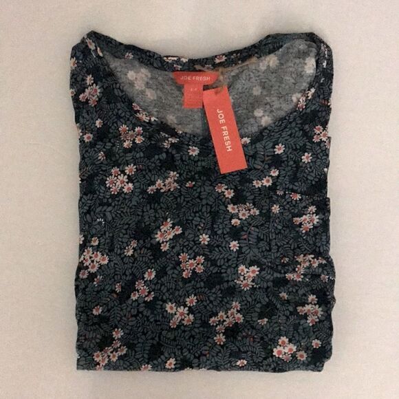 💚Joe Fresh Print Boyfriend Tee - Picture 8 of 8